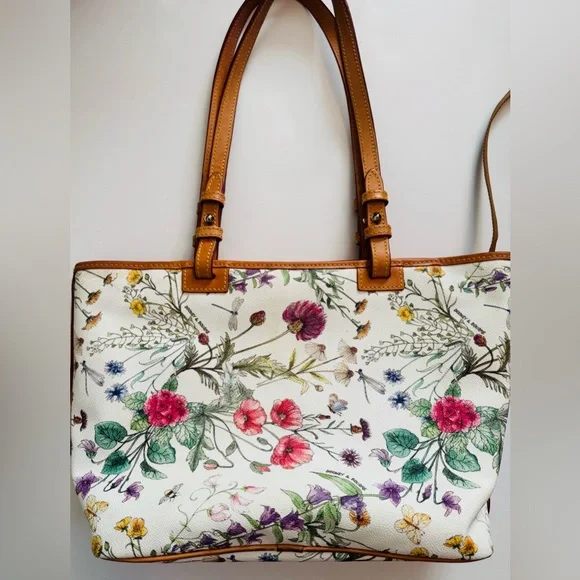 [Dooney & Bourke] Botanical Collection - Small Leisure Tote Shopper 🌺🥀🌼🌿 - Picture 7 of 12